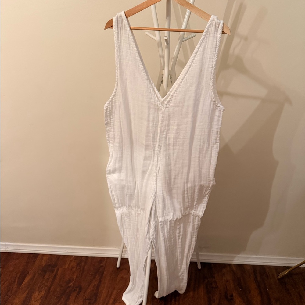 White Oneil cover up Jumpsuit